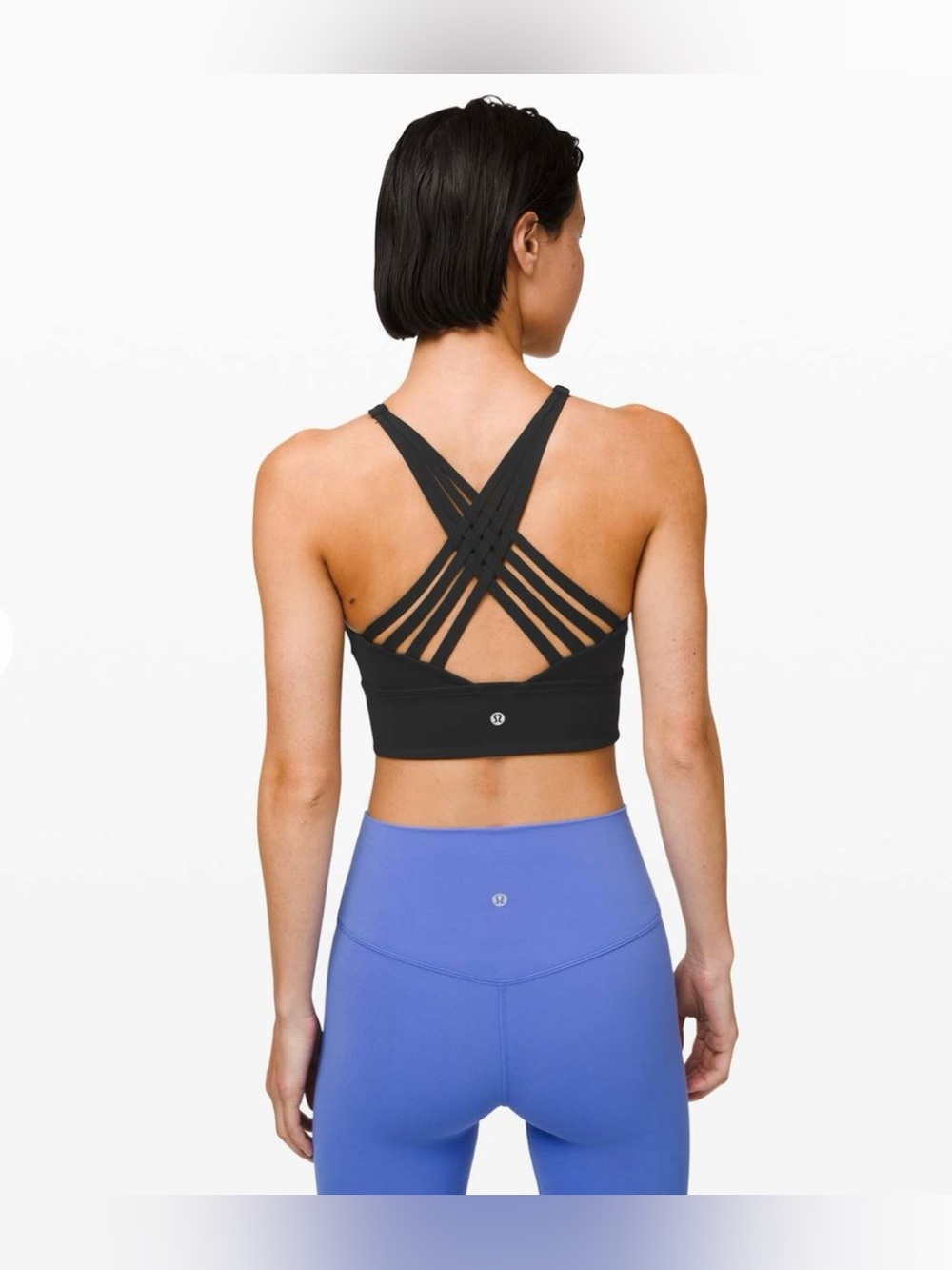 Lululemon Free To Be Moved Sports Bra *High Neck Black Luxtreme Workout Size 4